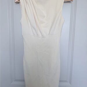 Ted Baker Cream Midi Dress Size US 1